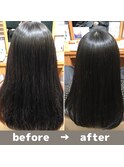 【ビフォーアフター】髪質改善