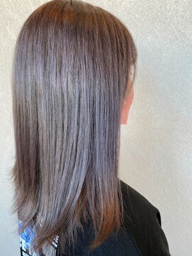 バルス(BLS) かわいい!ブラウン系紫カラー【藤枝/髪質改善/デザインカラー】