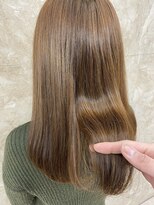 ポリゴノ(poligono)&nbsp;oggi ottoツヤ髪スタイル1