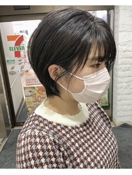 ワット 原宿店(W) 原宿髪質改善ベージュカラーブリーチなし韓国レイヤーハイライト