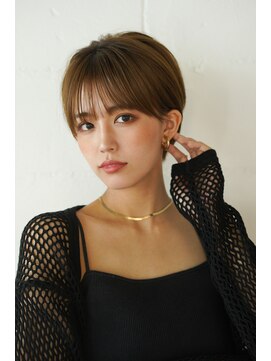 シェル 吉祥寺(shell) 大人可愛い耳掛けアレンジ☆マニッシュショート20代/30代/40代