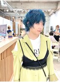 ディープブルーショートヘア