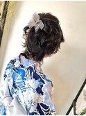 浴衣ヘアー