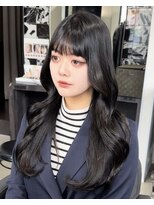 ワン バイ ジエクト(One by The Ect)&nbsp;【レイヤーロング】似合わせカットフルバングパープルブラック