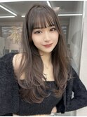 デザインカラー/レイヤーカット/ウェットヘア[熊本/上通/下通]