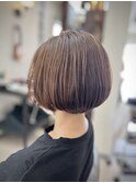 キレイショートボブ×ハリ艶復活カラー