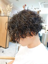 ヒート トウキョウ 目黒店(HEAT TOKYO) ツイスパセンターパートマッシュ波巻きダウンパーマメンズ目黒