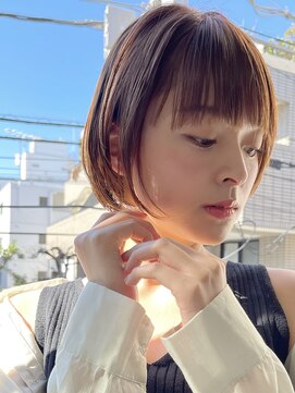 ネイロ 錦糸町(NeiRo) ★前下がりショートボブ石原さとみショートカットカラーパーマ