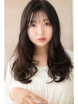 モッズヘア 越谷(mod's hair) グレージュアッシュ大人巻きレイヤーロングZ越谷20代30代40代