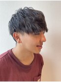 メンズ×マッシュ×簡単スタイリング
