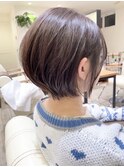 【 Ｉ. 】30代からの襟足すっきり前下がりショートボブ　川口