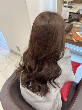 アッシュ 下北沢店(Ash) ブリーチなしでミルクティーブラウン