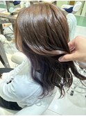 インナーカラー紫