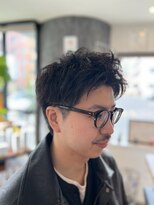 セピア 武蔵浦和店(SEPIA)&nbsp;男らしさも兼ね備えたランダムパーマ