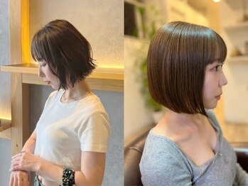 クッキー ヘアーアンドメイク(COOKIE Hair&Make)の写真/【鶴屋0分】シルエットを重視した繊細なカット技術で、伸びても扱いやすい似合わせショートに仕上げます◎