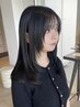 【河内指名】前髪・顔周りカット+顔回りストレート￥9900［韓国風/小顔矯正］