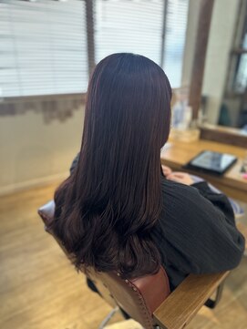 ヘア カンパニー トワ 千葉店(TOWA) 夏に！チェリーブラウン×ロング