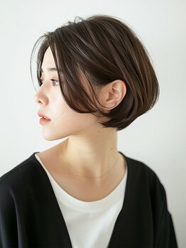 カラーのちから 南区泉楽通店の写真/ダメージ/クセ毛/白髪など大人女性の髪の悩みにアプローチ◎特許取得の髪質改善カラーで潤い溢れるツヤ髪へ