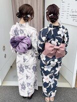 サイン ハニー(Sign honey)&nbsp;浴衣ヘアアレンジ