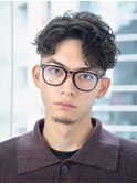 【alpha 新宿】アップバング×スパイラルパーマ