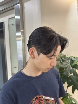 レーヴス(REVES) センターパート×曲がる縮毛矯正