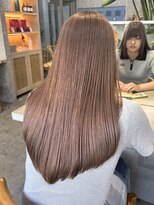 サンク 原宿 表参道(cinq)&nbsp;ミルクティーベージュカラーミルクティーブラウンピンクベージュ