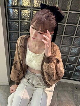 ペレ アネックス 大阪梅田茶屋町店(PELE ANNEX) ミディアムヘア/デザインカラー/フェイスフレーミング/梅田