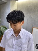 ニュアンスパーマ/メンズショート/メンズパーマ/溝の口