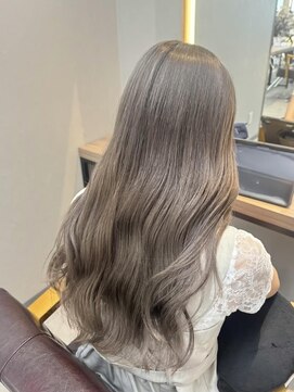 パーク(PARK) オリーブグレージュ/ブリーチダブルカラー　町田　髪質改善