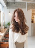 透け感ロングレイヤー