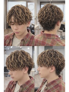 アイトーキョープラスシー 横浜(AI TOKYO+Sea) 横浜/高島町/フェザーパーマ/毛流れパーマ/センターパート