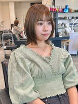 ネアン バイ エーケー 北花田(nean by AK)&nbsp;似合わせミディアムレイヤースタイル
