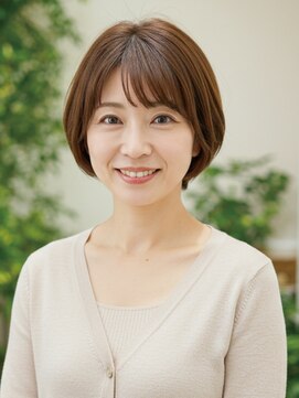 アイスタイル 戸坂店(I STYLE) 30-40代にオススメ★ナチュラルふんわりショートボブ