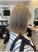 切りっぱミルクティーボブ