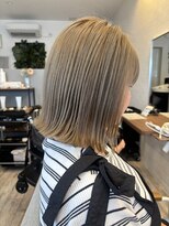 エイティヘア(Eighty hair)&nbsp;切りっぱミルクティーボブ