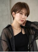 大人可愛い20代30代40代小顔ウルフレイヤーインナーカラー