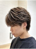 ハイライトフェザーパーマ