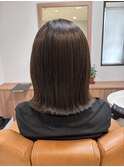 切りっぱなしボブ
