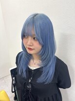 フューズ 瑞江店(Fuse)&nbsp;コネクトハッシュカット×ライトブルーカラー