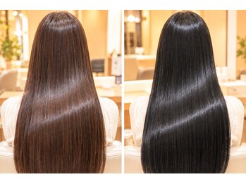 リオラヘアー(Liora hair)の写真/髪質改善特化型サロンで叶えるうるツヤ髪！縮毛矯正で理想の美髪を目指すケアを♪【当日予約可能】【天神】
