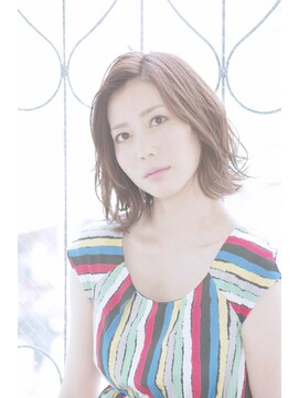 ヘアアンドメイク エジェリ(hair&make egerie) 【egerie】大人可愛いクランベリージュBOB