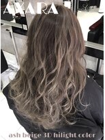 アザラ(AXARA)&nbsp;【 AXARA 海老名 】アッシュベージュ・3Dハイライト