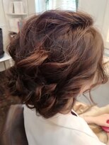 ヘアメイクアンドスパ エステ カエル(Hair make&SPA Kaeru)&nbsp;☆エレガント(*^^*)ゆるふわ結婚式アップスタイル♪浴衣アップ♪