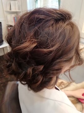 ヘアメイクアンドスパ エステ カエル(Hair make&SPA Kaeru) ☆エレガント(*^^*)ゆるふわ結婚式アップスタイル♪浴衣アップ♪
