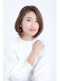 20代30代40代/小顔/前下がり/大人かわいい/ひし形/大人ボブ