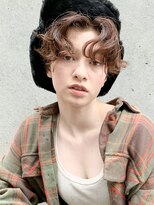 アイティー バイ アルバム 中野店(IT by ALBUM)&nbsp;外はねショート_くびれミディイヤリングカラー_8213