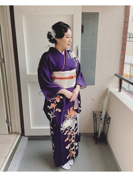 シュエット(Chouette) フィンガーウェーブヘア/レトロ/モダン/着物/大正ロマン