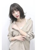 透明感カラーで大人の無造作ボブ[恵比寿駅/髪質改善]