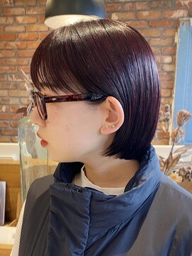 ボコカ(bococa) ボブワインレッド