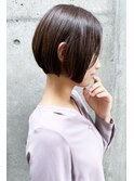 《knit銀座》大人可愛い20代30代40代ショートボブ丸み前下がり